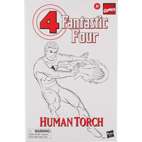 Hasbro Marvel F4 Legends Retro 15Εκ. Johnny Storm  F4595 5010993918393