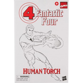 Hasbro Marvel F4 Legends Retro 15Εκ. Johnny Storm  F4595 5010993918393