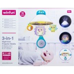 WinFun Melodic Rotator - 3 In 1 Night Time Projector Mobile 720005-Nl 403273 5204275032734