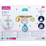 WinFun Μελωδικό Περιστρεφόμενο - 3 Σε 1 Night Time Projector Mobile 720005-Nl 403273 5204275032734