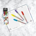 Blue Sky Studios Friends Gel Pens – Tie Dye Σετ 4 Στυλό FS149052 5060718149052