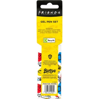 Blue Sky Studios Friends Gel Pens – Tie Dye Σετ 4 Στυλό FS149052 5060718149052