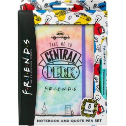 Blue Sky Studios Friends Notebook and pen set – tie dye FS149038 5060718149038