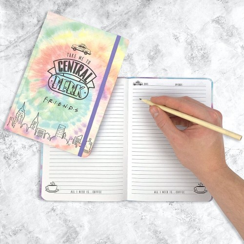 Blue Sky Studios Friends a5 Casebound Notebook – tie dye FS148789 5060718148789