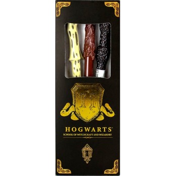 Blue Sky Studios Harry Potter Triple Wand Pack – Hogwarts Shield Σετ 3 Στυλό Ραβδιά HP148314 5060718148314