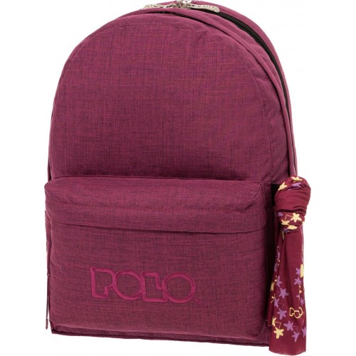 POLO Σακίδιο Original Double Scarf - (P.R.C.) (Eggplant - Μελιτζανί) 901235-4801 5201927112844