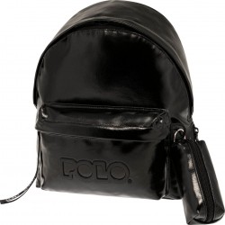 POLO Mini Vinyl Backpack - (Black) 907036-2001 5201927115678