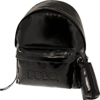 POLO Mini Vinyl Backpack - (Black) 907036-2001 5201927115678