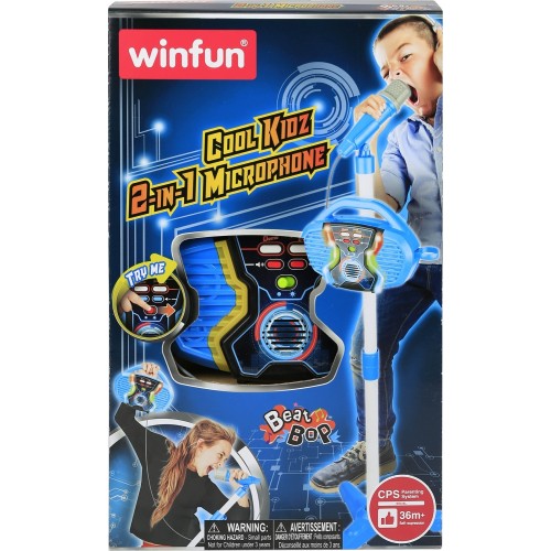 WinFun Microphone Based On Cool Kids 2 -In-1 Microphone 2086A-Nl 410113 5204275101133