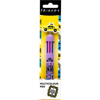 Blue Sky Studios Friends Multi Colour Pen Taxi Topper – Tie Dye Στυλό Πολύχρωμο FS149632 5060718149632