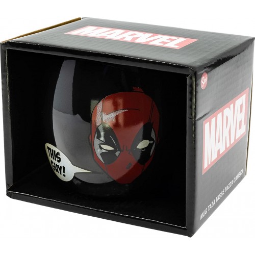 Stor Globe Κεραμική Κούπα 380 ML In Deadpool Gift Box ST11962 8412497119622
