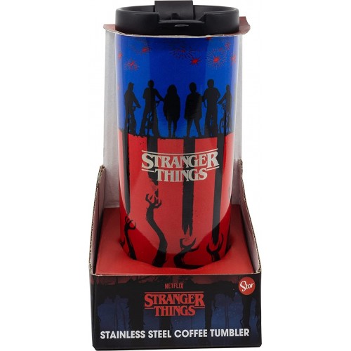 Stor Coffee Cup Stainless Steel 425 Ml | Stranger Things ST00692 8412497006922