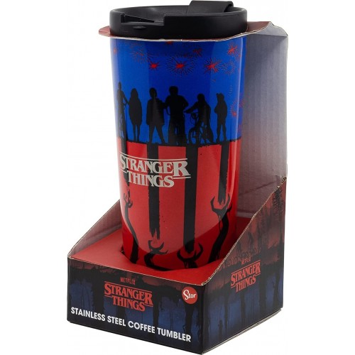 Stor Coffee Cup Stainless Steel 425 Ml Stranger Things Ποτήρι Θερμός ST00692 8412497006922