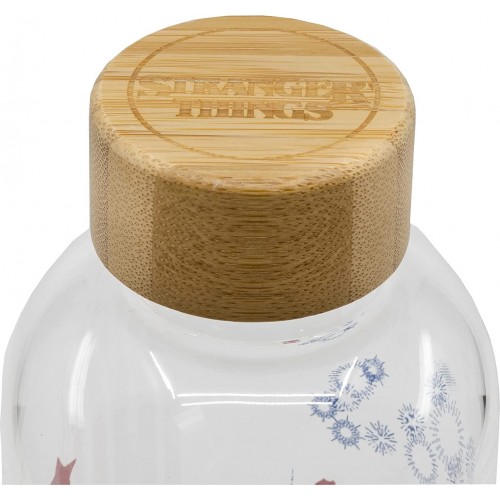 Stor Large Glass Bottle - Stranger Things 1030ml ST00693 8412497006939