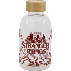 Stor Young Adult Small Glass Bottle 620 Ml Stranger Things ST00695 8412497006953