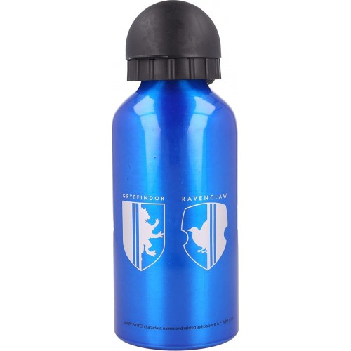 Stor Small Aluminium Bottle 400 Ml. Harry Potter, Metal, Harrypoter Blue ST12934 8412497129348