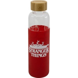 Stor Stranger Things Young Adult Glass Bottle With Silicone Cover 585 Ml ST00694 8412497006946