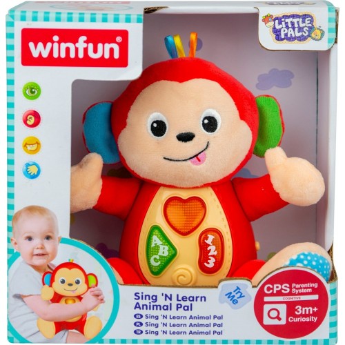 WinFun Melodic Monkeys Sing N Learn Animal Pal-Monkey 0275-Nl 403259 5204275032598
