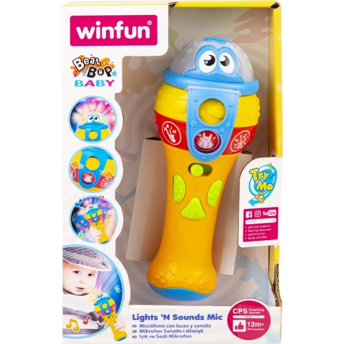 WinFun Μικρόφωνο Lights ‘N Sound Mic 1803-Nl 410111 5204275101119