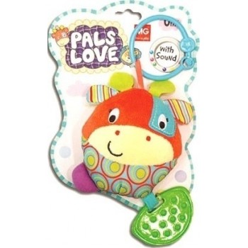 WinFun Rattle Λούτρινη Κουδουνίστρα Giraffe 0107-Nl - 1 τμχ 403092 5204275030921