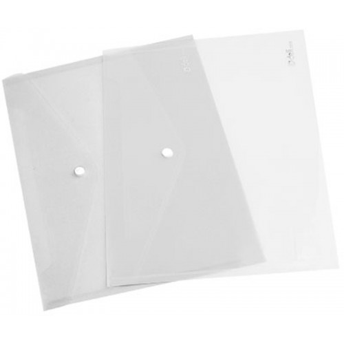Deli Button Envelope Pp Α4 Transparent - 1 item 231.5505DW 5205135076127