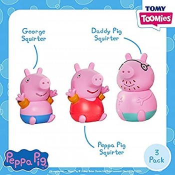 TOMY Peppa Pig Family Squirters Daddy Pig 1000-73105 5011666731592