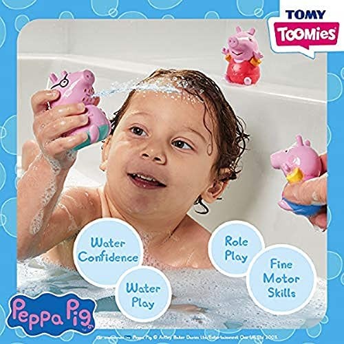TOMY Peppa Pig Family Squirters Daddy Pig 1000-73105 5011666731592
