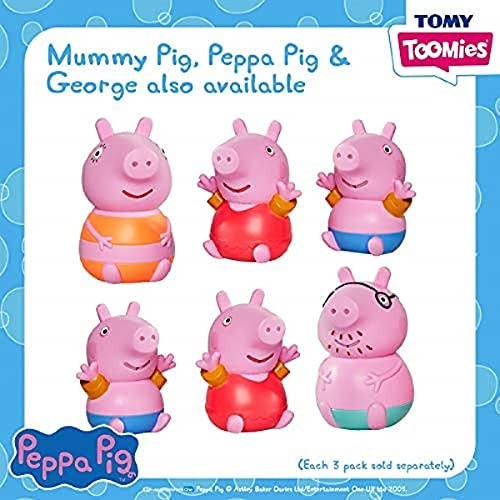TOMY Peppa Pig Family Squirters Daddy Pig 1000-73105 5011666731592