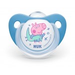 NUK Trendline Silicone Pacifier Peppa Pig 6-18m 1pc 10736725 4008600398615
