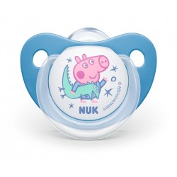 NUK Trendline Silicone Pacifier Peppa Pig 6-18m 1pc 10736725 4008600398615