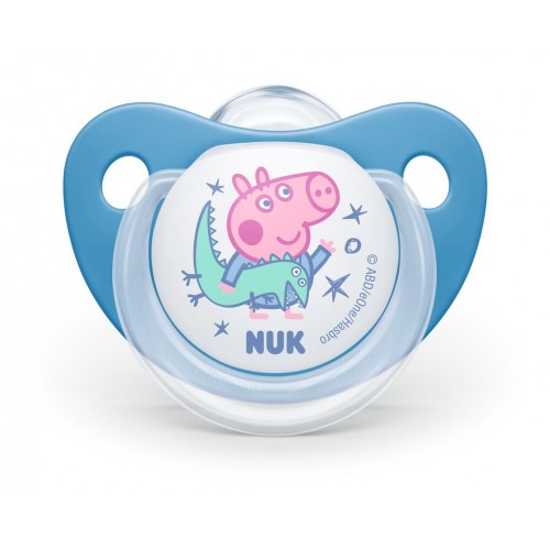 NUK Trendline Silicone Pacifier Peppa Pig 6-18m 1pc 10736725 4008600398615