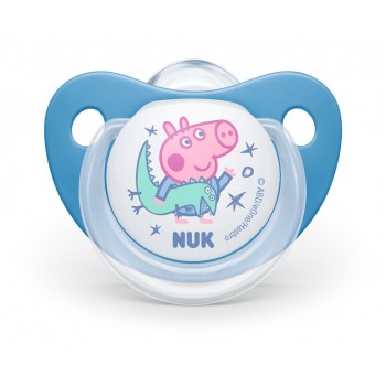 NUK Trendline Silicone Pacifier Peppa Pig 6-18m 1pc 10736725 4008600398615