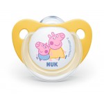 NUK Trendline Silicone Pacifier Peppa Pig 6-18m 1pc 10736725 4008600398615