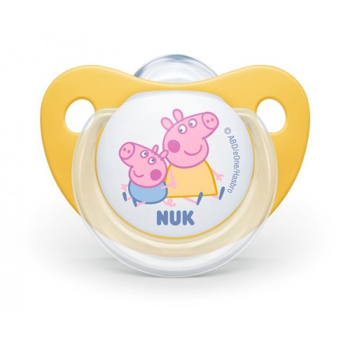 NUK Trendline Silicone Pacifier Peppa Pig 6-18m 1pc 10736725 4008600398615