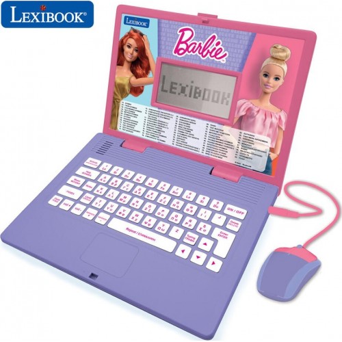 Lexibook Laptop Barbie Εκπαιδευτικό Δίγλωσσο JC598BBi8 3380743093406