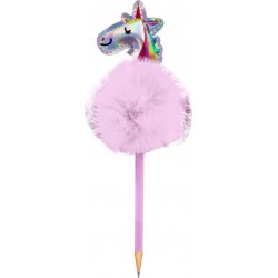 Diakakis imports Pencil Sided With Me Pom Pom 4 Color The Littlies 000646874 5205698566905