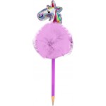 Diakakis imports Pencil Sided With Me Pom Pom 4 Color The Littlies 000646874 5205698566905