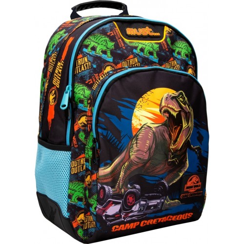 Diakakis imports Τσάντα Πλατης 33χ16χ45 3θηκες Jurassic Camp Cretaceous 000570778 5205698546488