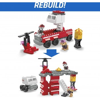 MEGA Paw Patrol Marshalls Ultimate Fire Truck Building Set With HHN05 194735072514