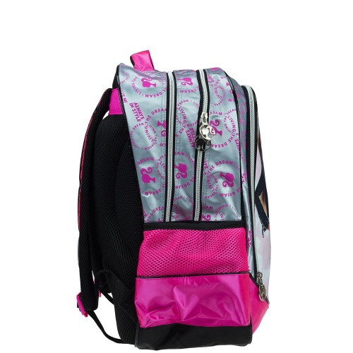 GIM Τσάντα Δημοτικού Οβαλ Barbie Trend Flash + Δώρο Κούκλα Barbie 349-71031 5204549148710