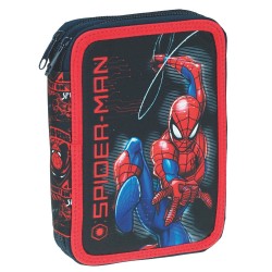 GIM Κασετίνα Διπλή Spiderman Logo 337-02100 5204549143142