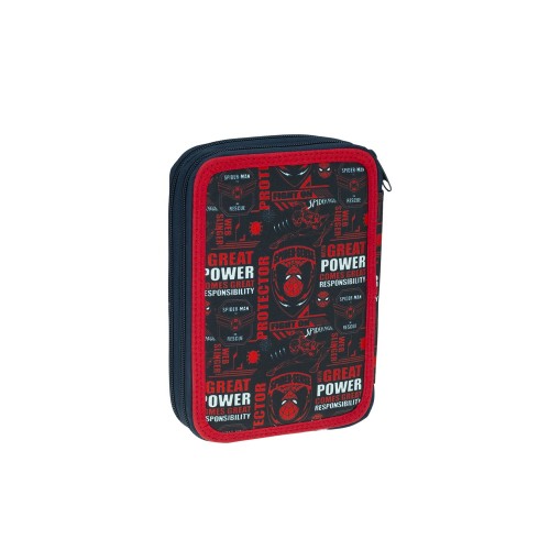GIM Κασετίνα Διπλή Spiderman Logo 337-02100 5204549143142