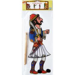 AK TOYS Φιγούρα Θεάτρου Σκιών Καπετάνιος 37.5X15εκ 112 5203249001127