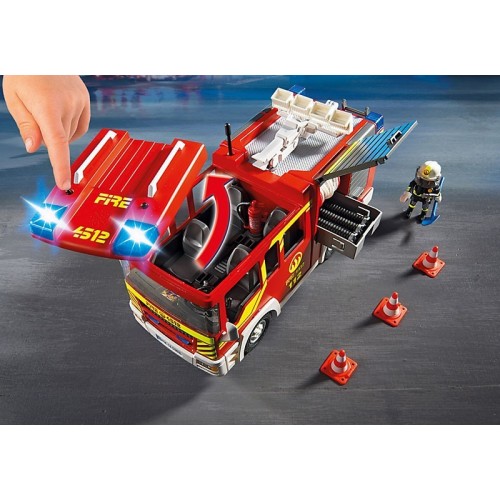 Playmobil Πυροσβεστικό Όχημα Με Φάρο Και Σειρήνα 5363 4008789053633