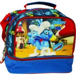 GIM Τσαντάκι Φαγητού Oβαλ Smurfs With Me 344-22220 5204549148536