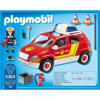 Playmobil Όχημα Αρχιπύραρχου Με Φάρο Και Σειρήνα 5364 4008789053640