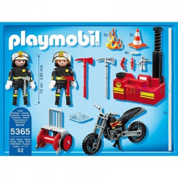 Playmobil Πυροσβέστες Με Αντλία Νερού 5365 4008789053657