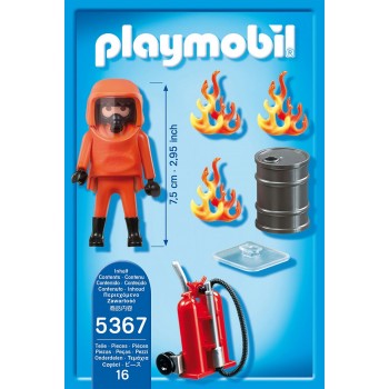 Playmobil Πυροσβέστης Ειδικών Δυνάμεων 5367 4008789053671