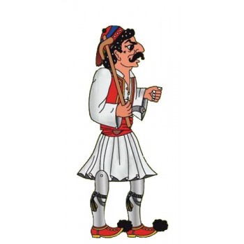 AK TOYS Φιγούρα Θεάτρου Σκιών Μπαρμπαγιώργος 37.5X15εκ 103 5203249001035