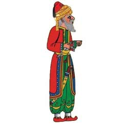AK TOYS Φιγούρα Θεάτρου Σκιών Πασάς 34.5X10εκ 107 5203249001073